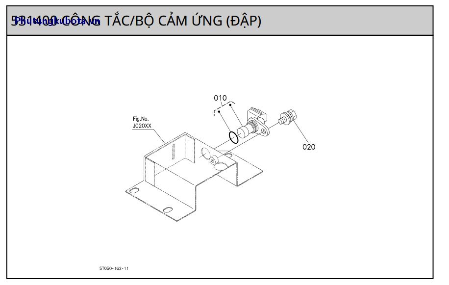 công tắc bộ cảm ứng - Đập